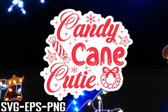 Download Candy Cane Cutie SVG Cut File - Cutie Collection