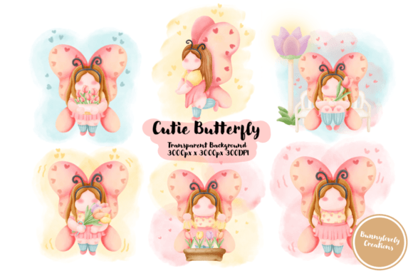 Download Cutie Butterfly V.1 Clipart - Premium Resources