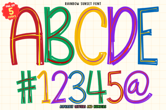Download Rainbow Sunset - Rainbow Collection