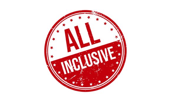 Download All Inclusive Round Rubber Grunge Stamp - Inclusive Collection